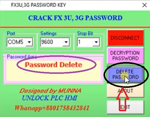 plc hmi password unlock v4.22