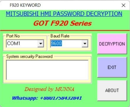 mitsubishi hmi password crack