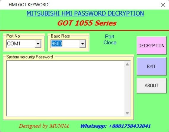 mitsubishi hmi password crack