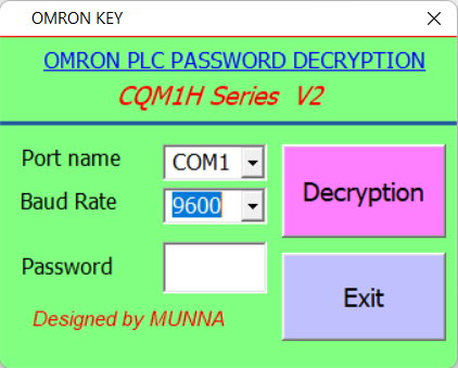 Omron cqm1h plc password unlock