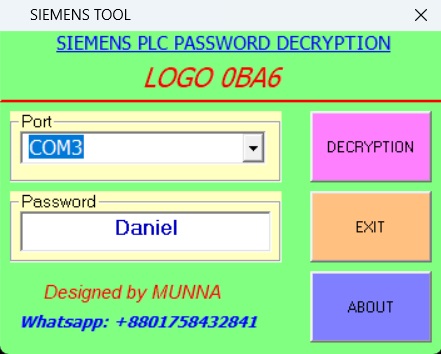 logo plc password unlock