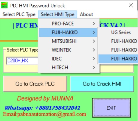 Fuji Hakko HMI CF Card Unlock